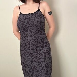 floral spaghetti strap dress